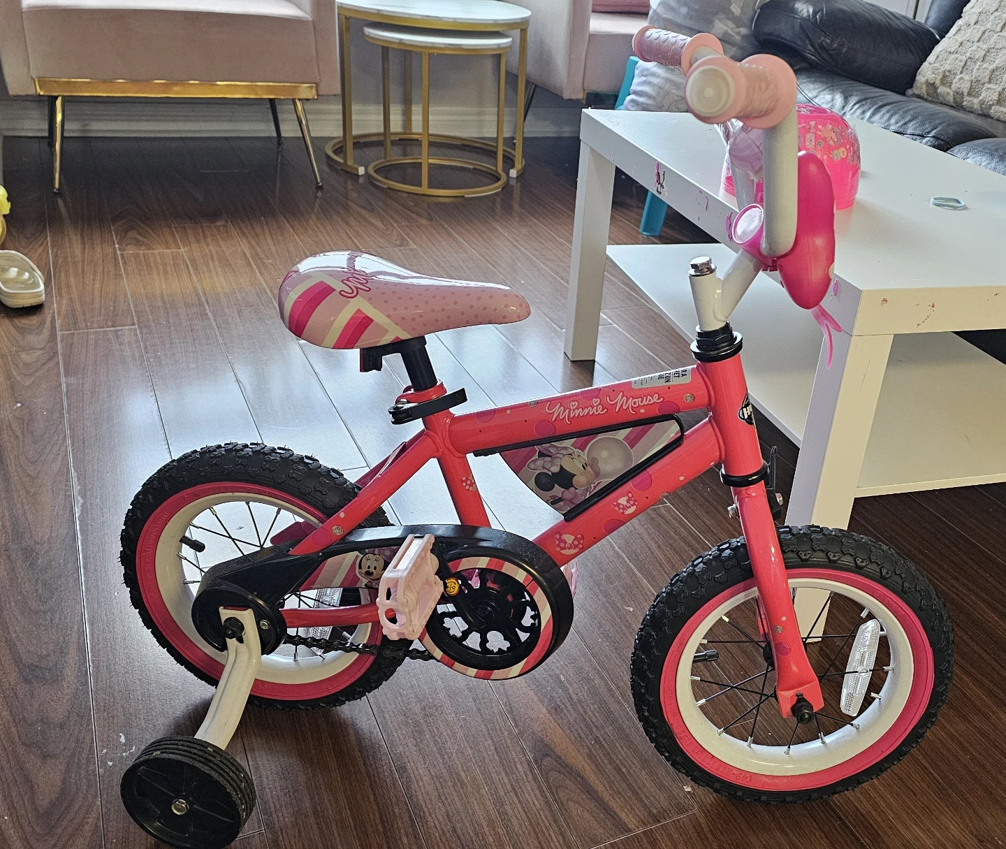Kids Minnie Mouse Training Bike - Pink - photo 2
