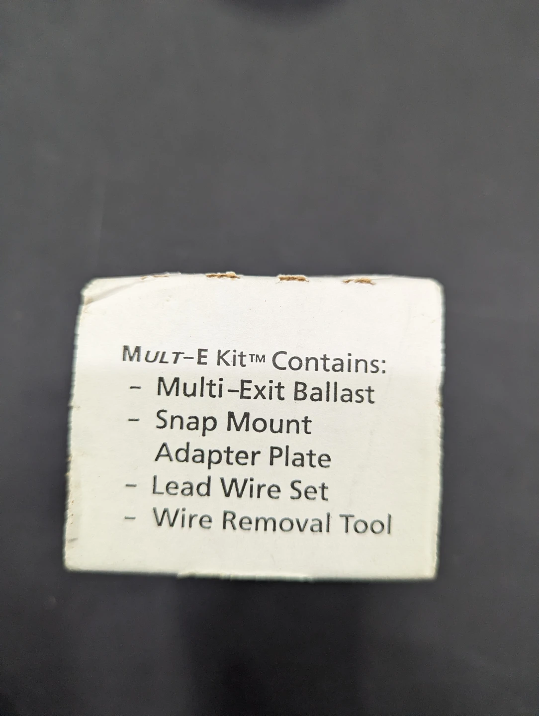 Universal Lighting MULT-E KIT Electronic Ballast with Snap Mount - photo 2