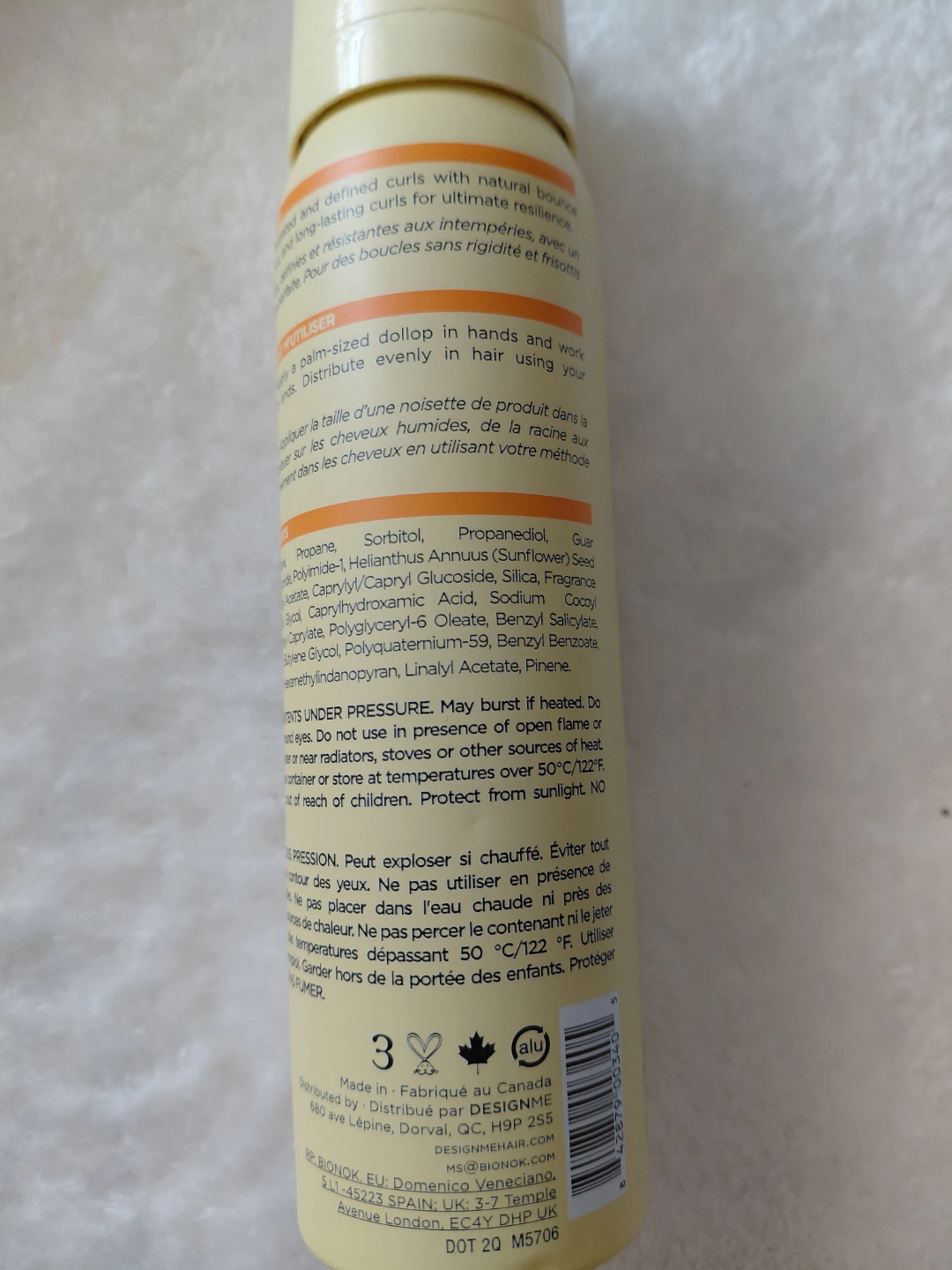 DESIGN.ME BOUNCE.ME Curl Mousse 85 ml - photo 2