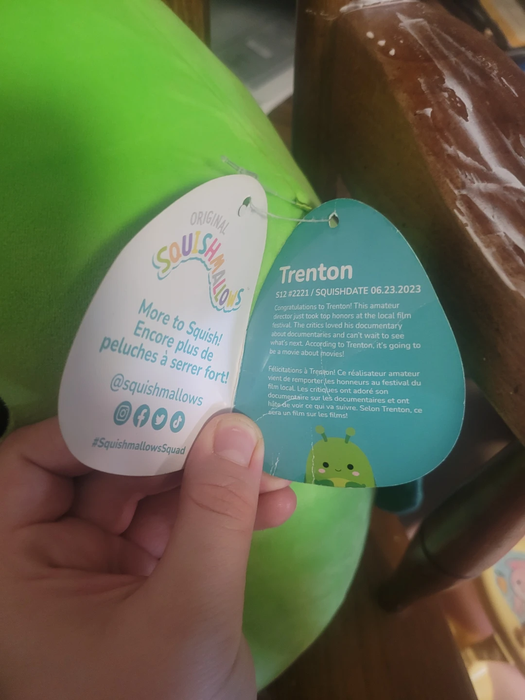 Squishmallows Trenton Plush Toy - photo 4