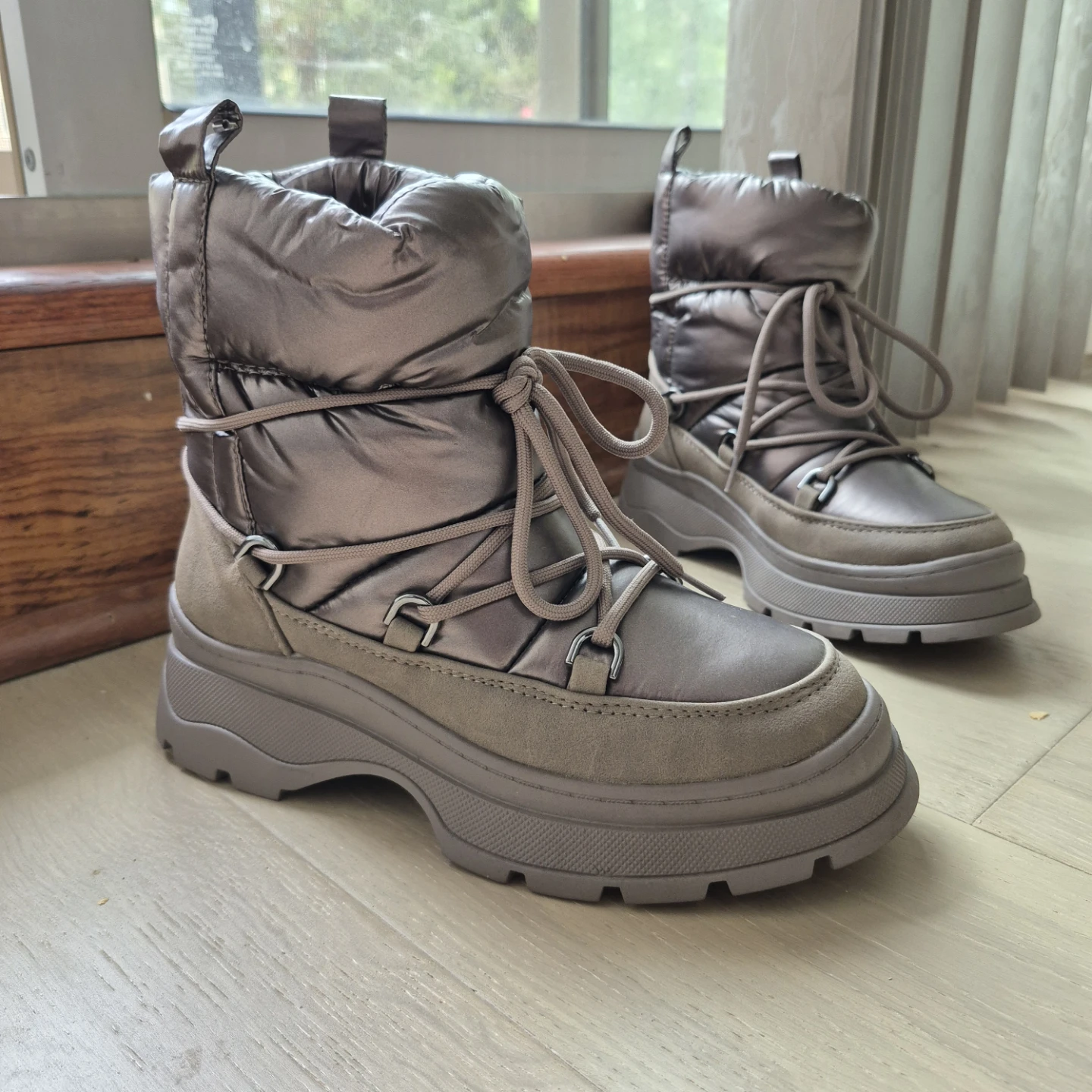 Black Puffer Winter Boots - photo 2