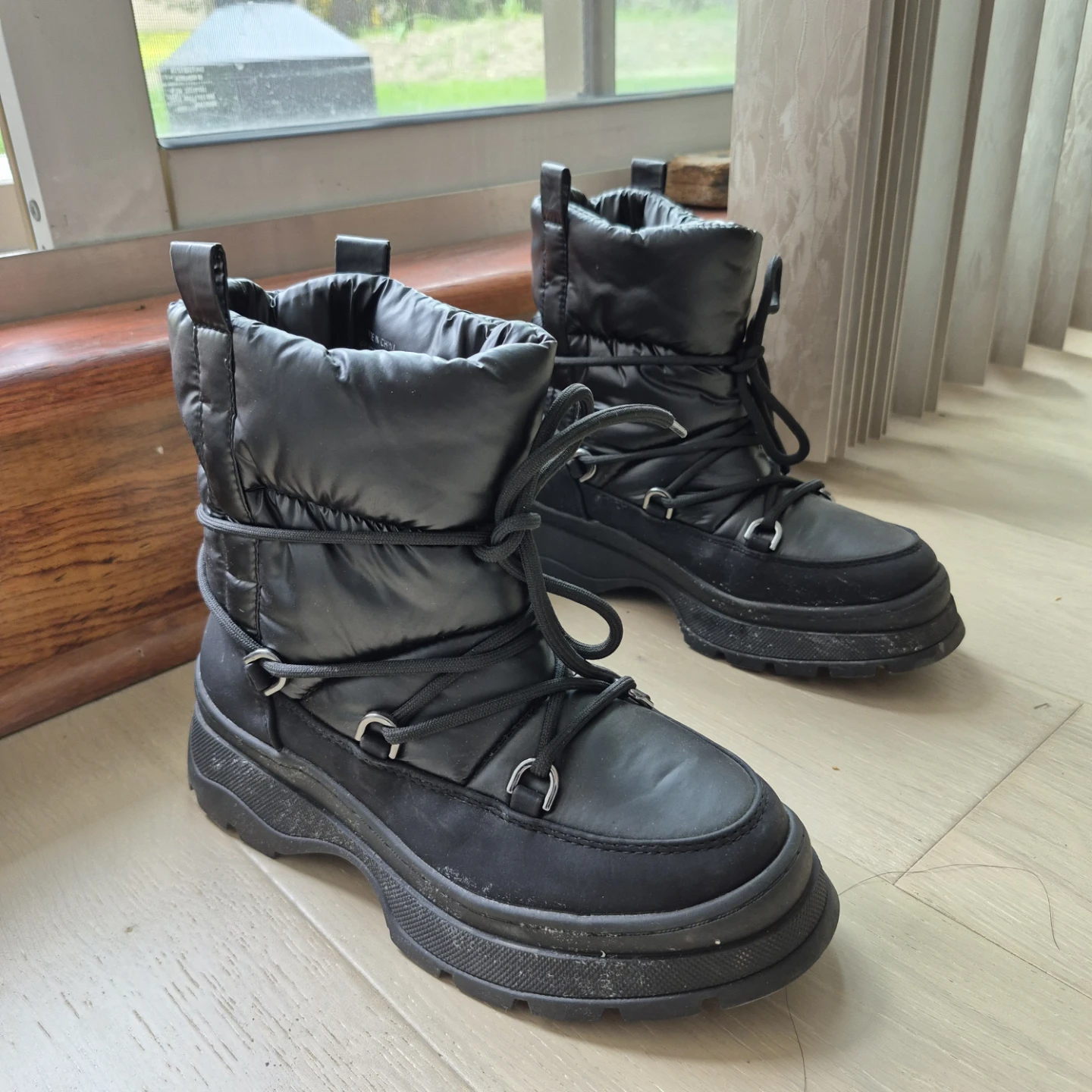 Black Puffer Winter Boots - photo 3