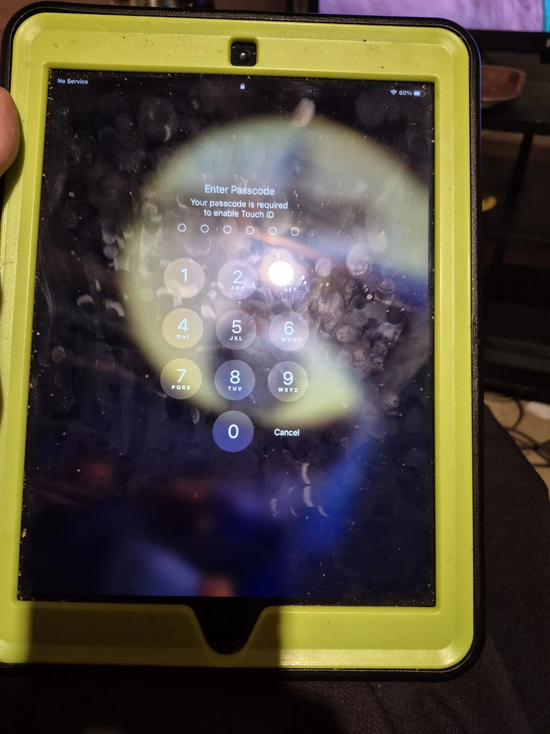 Apple iPad with Protective Case with Stickers