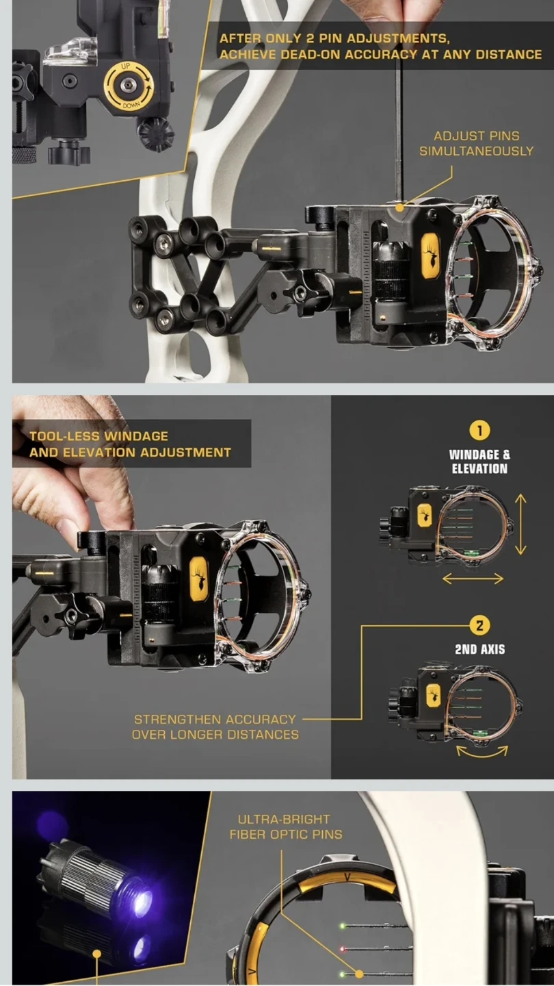 Trophy Ridge React H4 Bow Sight.