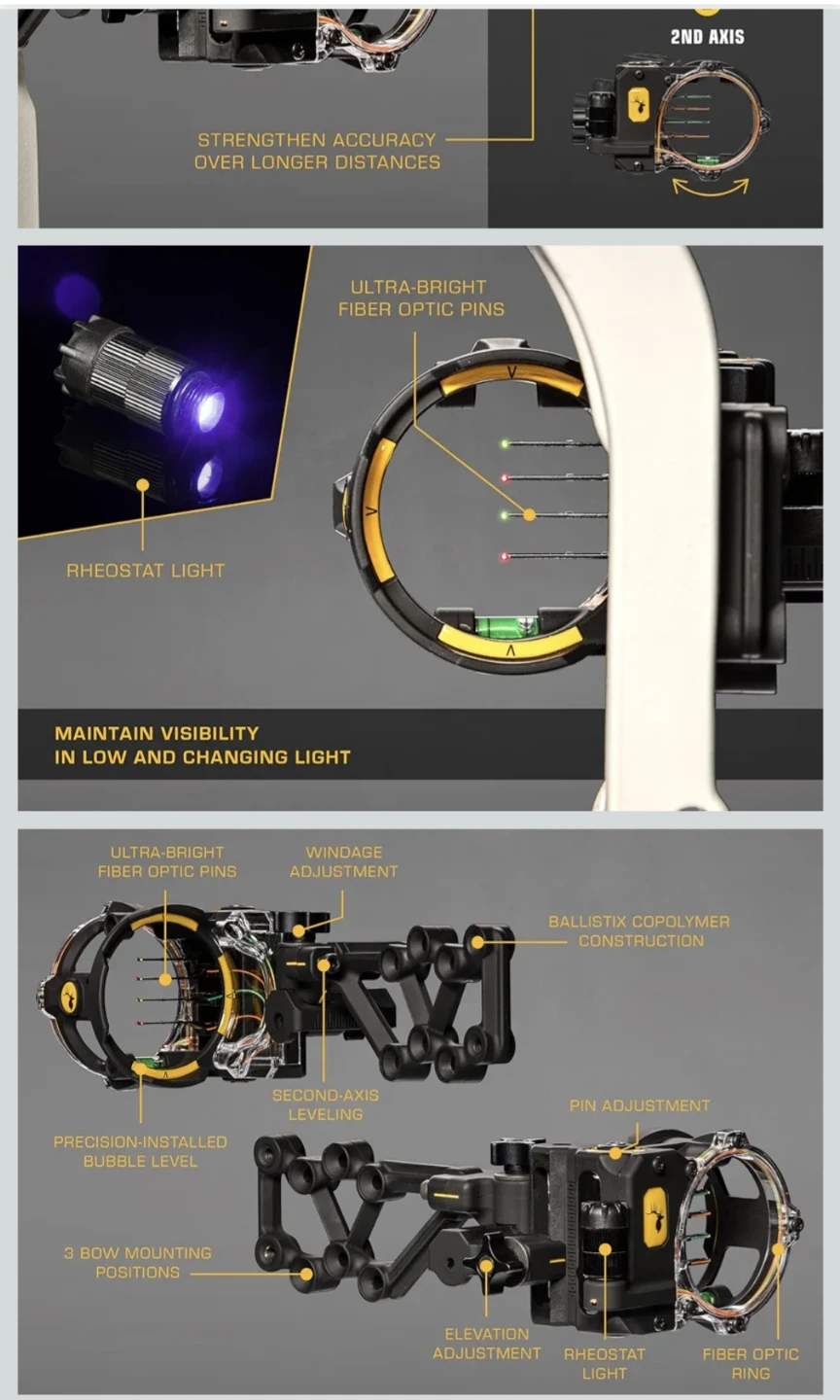 Trophy Ridge React H4 Bow Sight. - photo 2