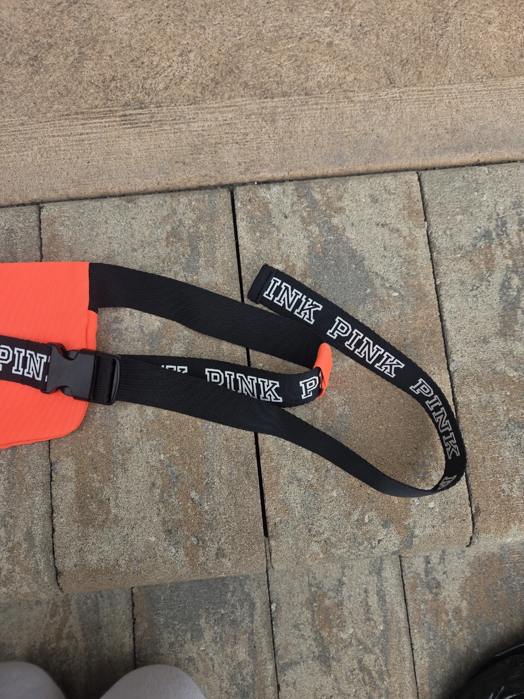 Victoria's Secret Pink Orange Fanny Pack Waist Bag - photo 2