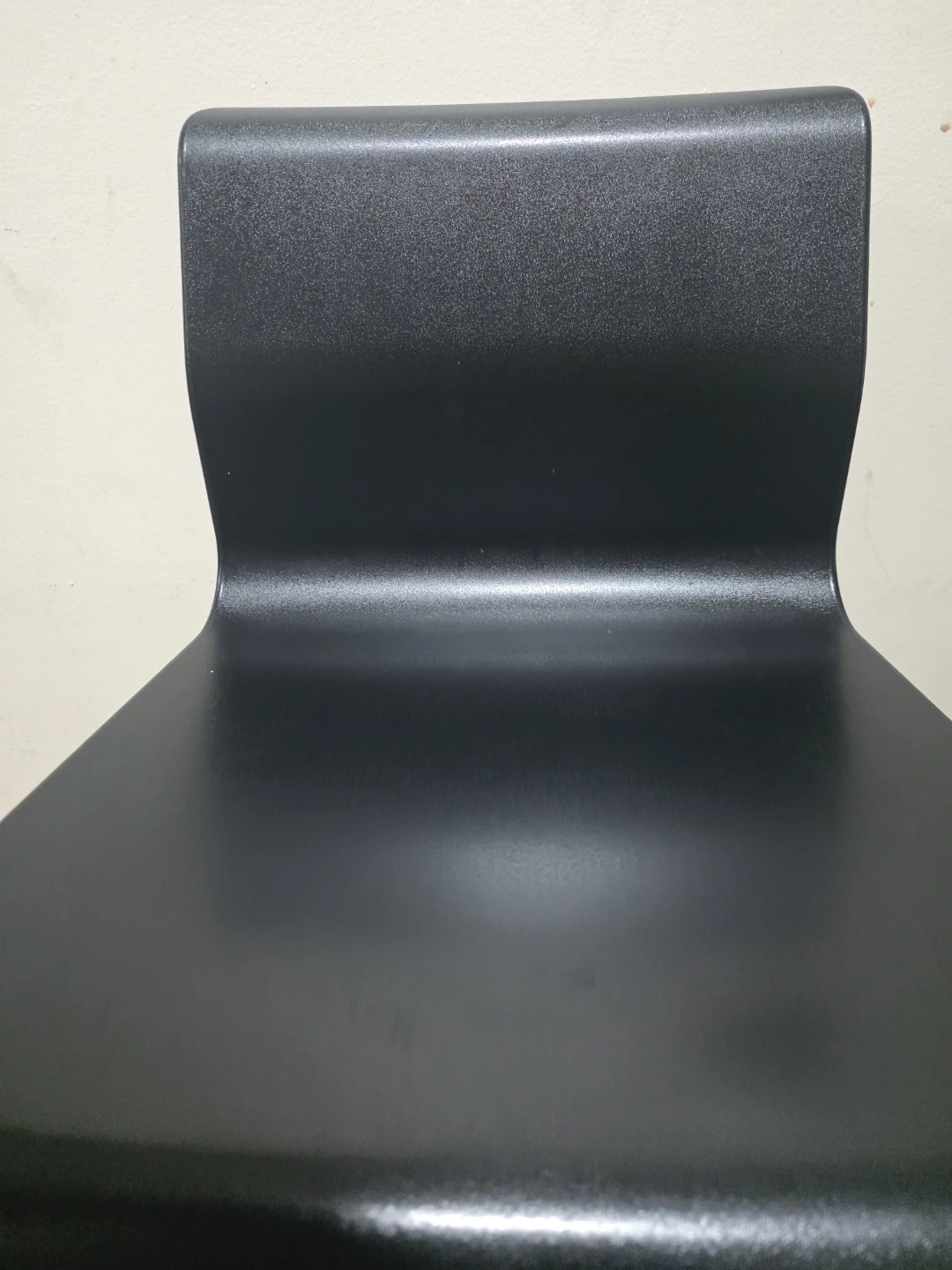 Set of 2 Black Bar Stools with Chrome Legs - photo 4