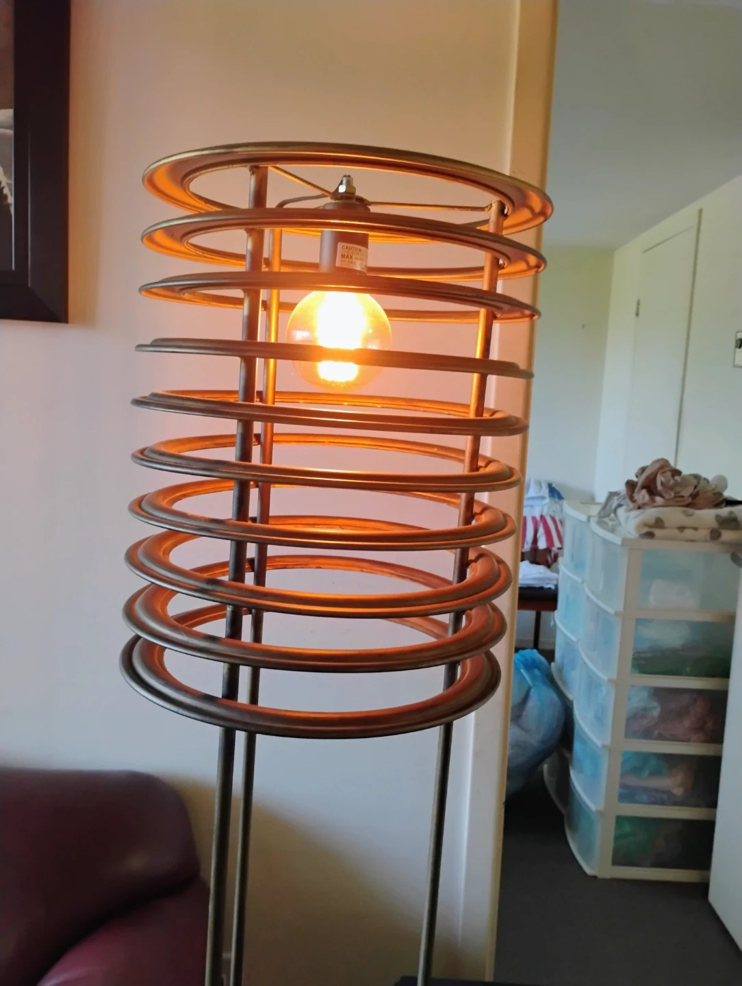 Tall Spiral Floor Lamp - photo 3