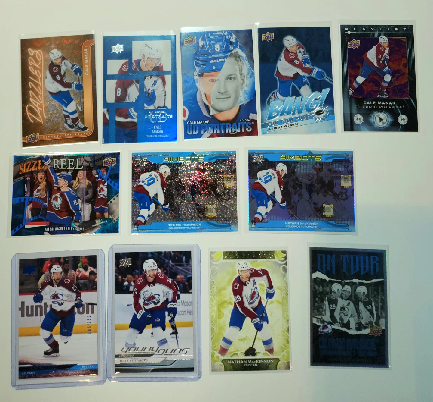 Pick Up x12 Colorado Avalanche Hockey Card w/ YG+Parallel+#'d