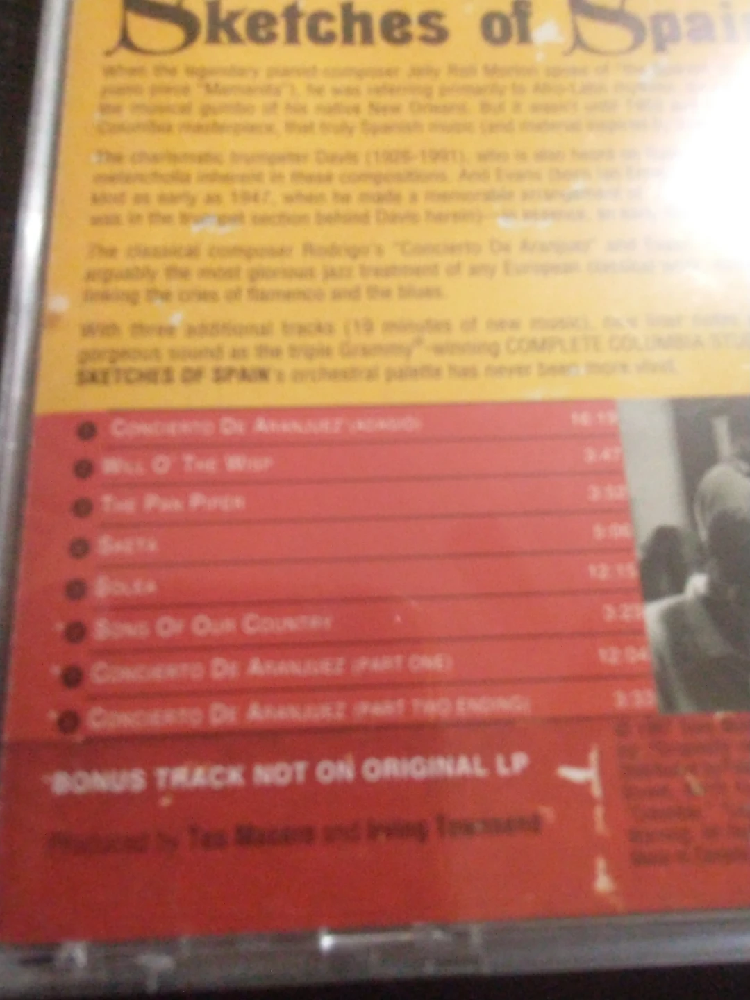 Miles Davis - Sketches of Spain CD - photo 5