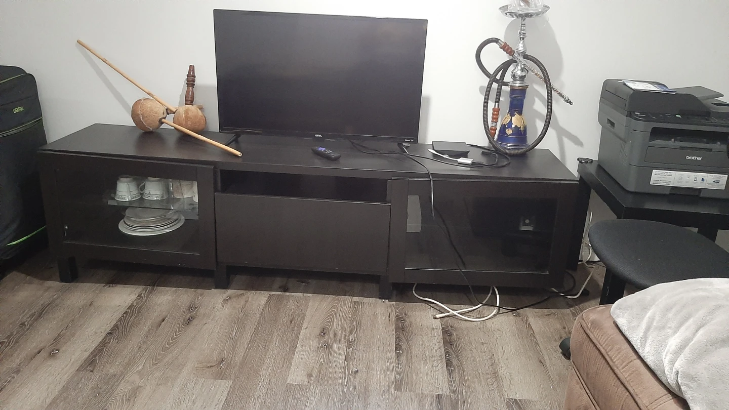 Dark Brown Entertainment Unit