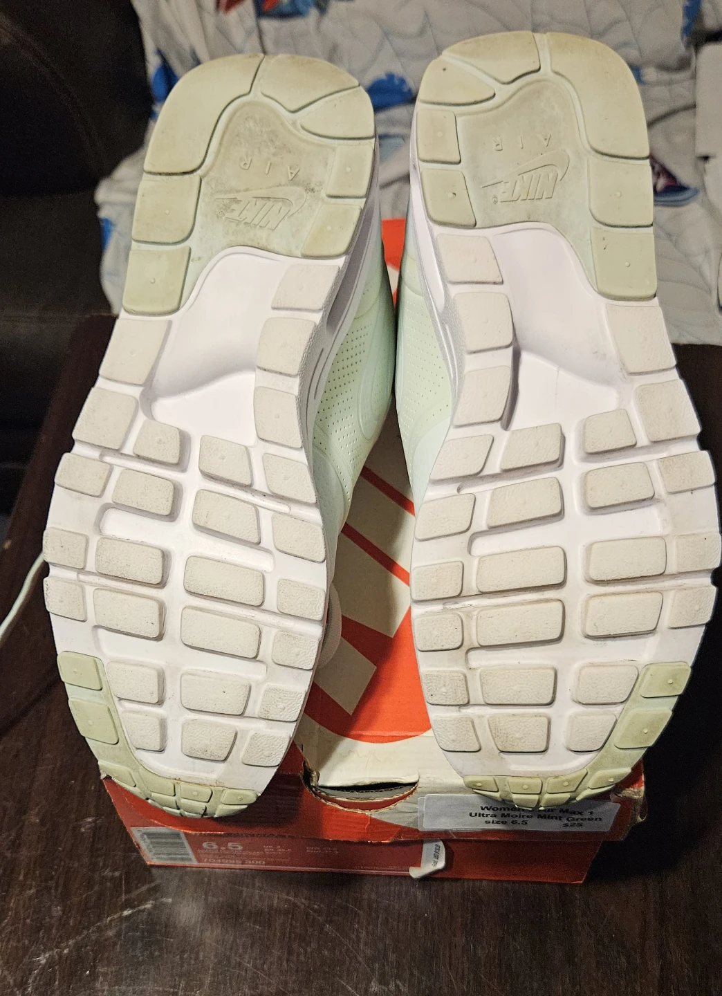 Nike Air Max 1 Ultra Moire Mint Green Women's Size 6.5 - photo 2