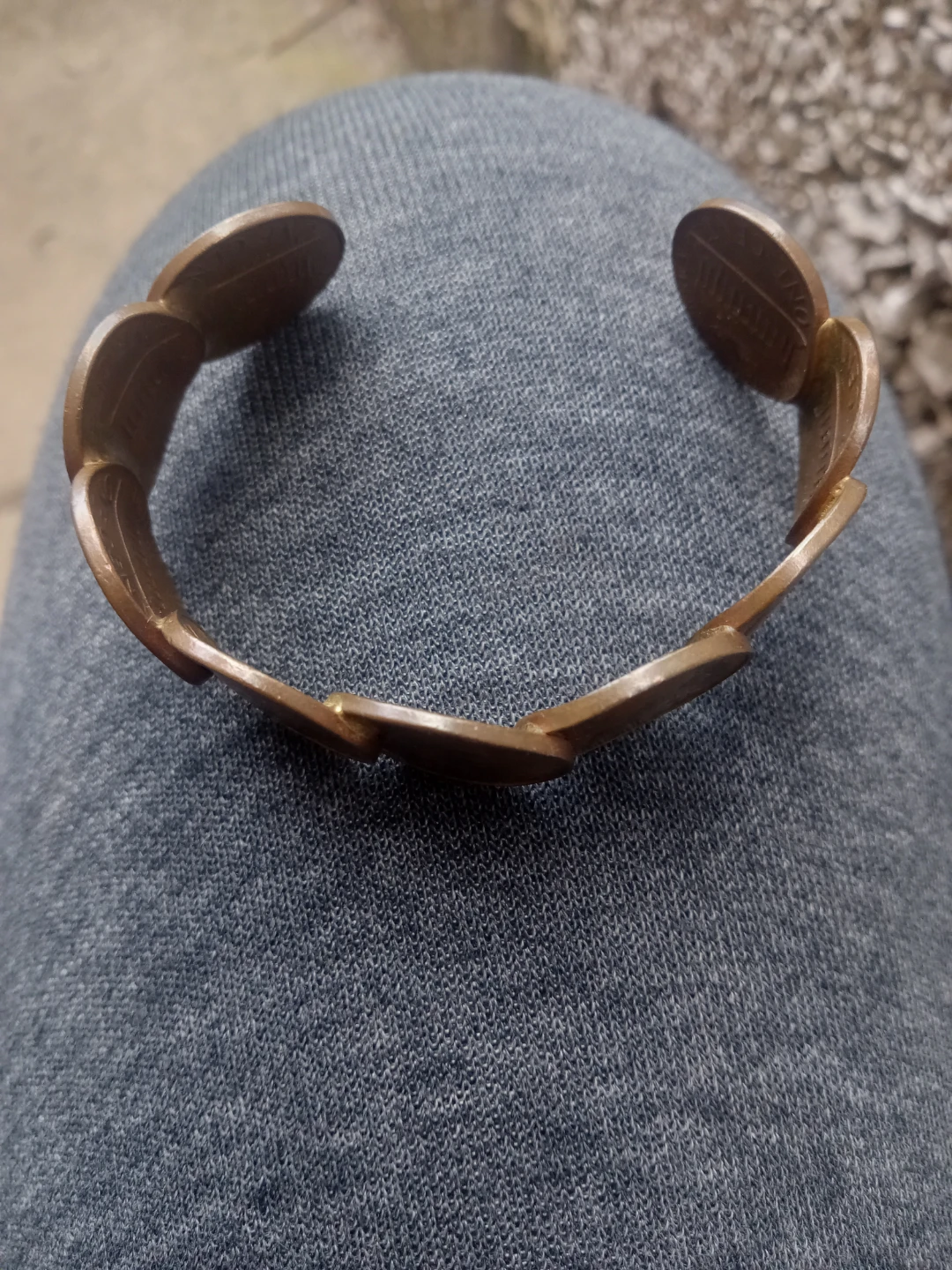 Penny Coin Cuff Bracelet