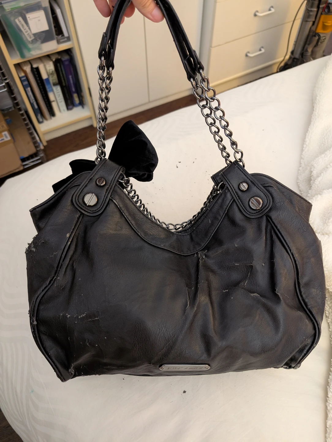 Black Betsy Johnson Hobo Bag - photo 4
