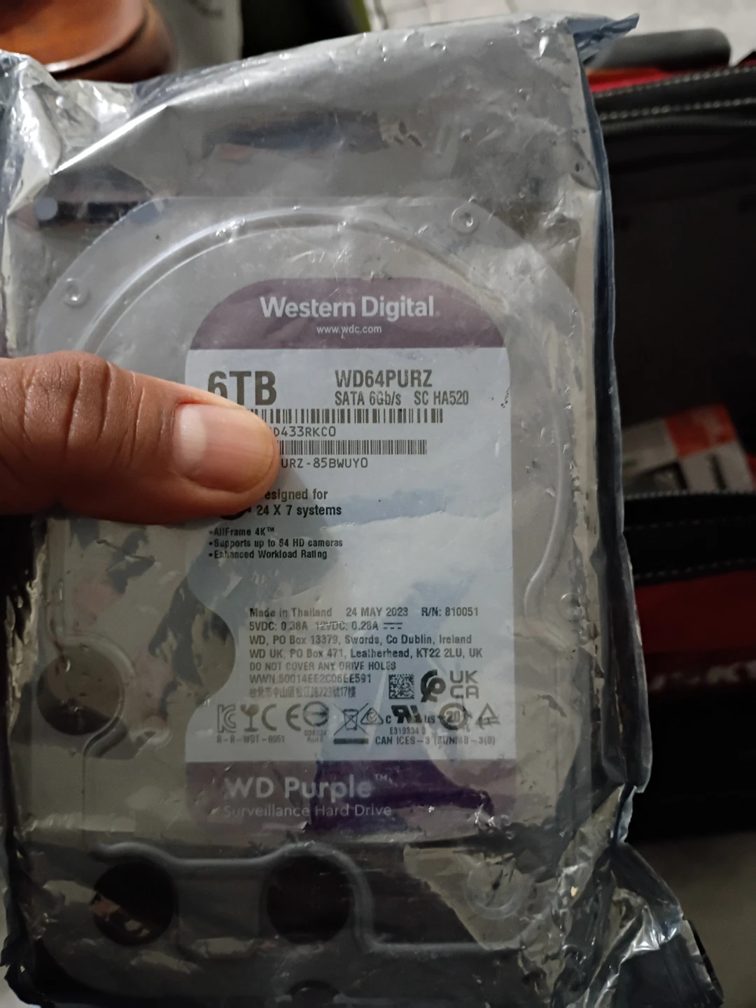 Western Digital 6TB WD64PURZ Surveillance Hard Drive - photo 4