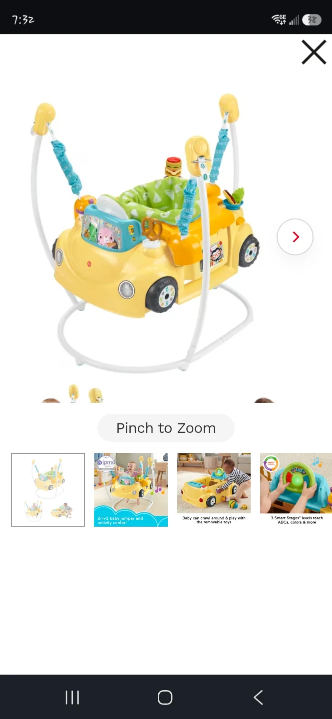 Fisher-Price Laugh & Learn 2-in-1 Baby Jumper & Activity Car - photo 5