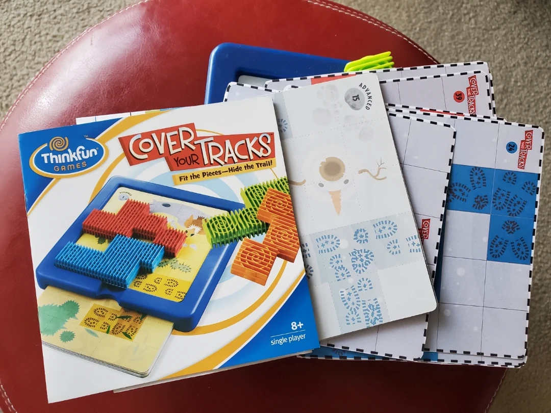 ThinkFun Games Cover Your Tracks Logic Puzzle - photo 3