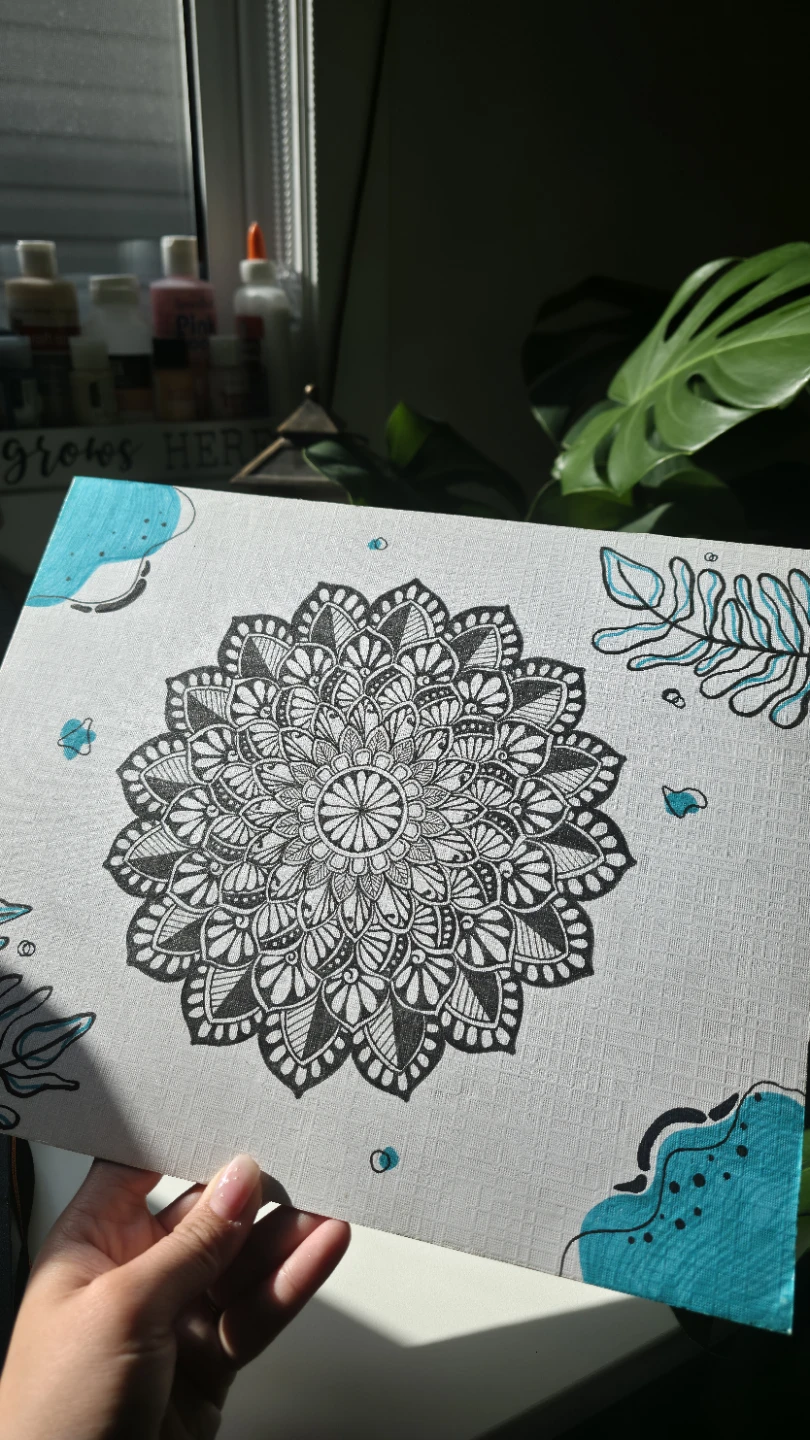 Hand-drawn Mandala original Art - photo 2