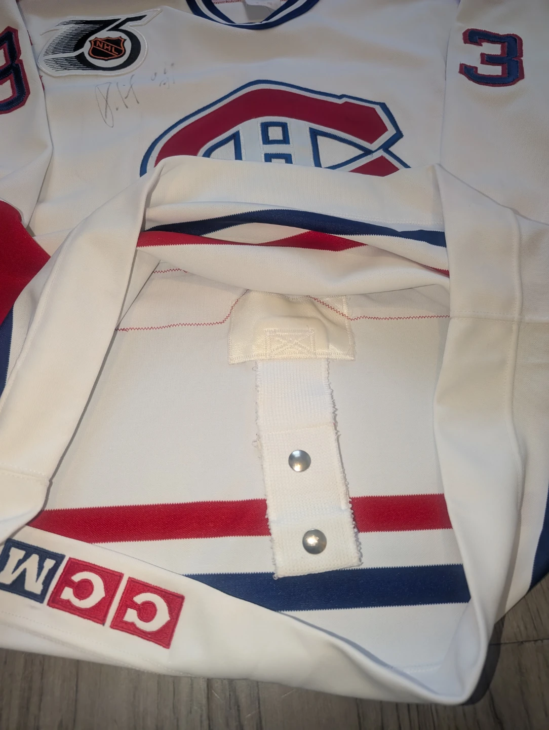 Vintage NHL Montreal Canadiens Hockey Jersey Patrick Roy - photo 4