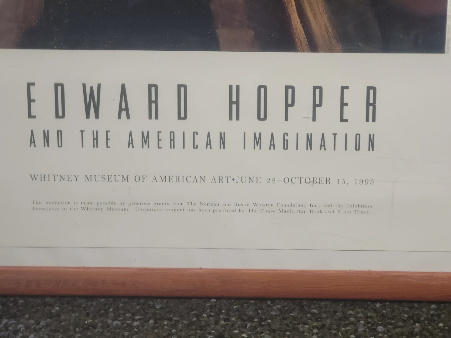 Edward Hopper and the American Imagination Exhibition Poster - photo 2