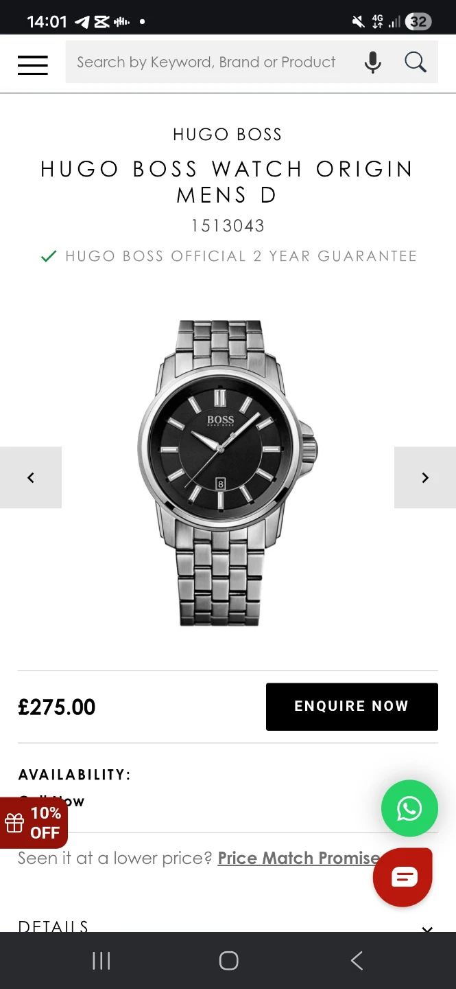 Hugo Boss Men's Watch
