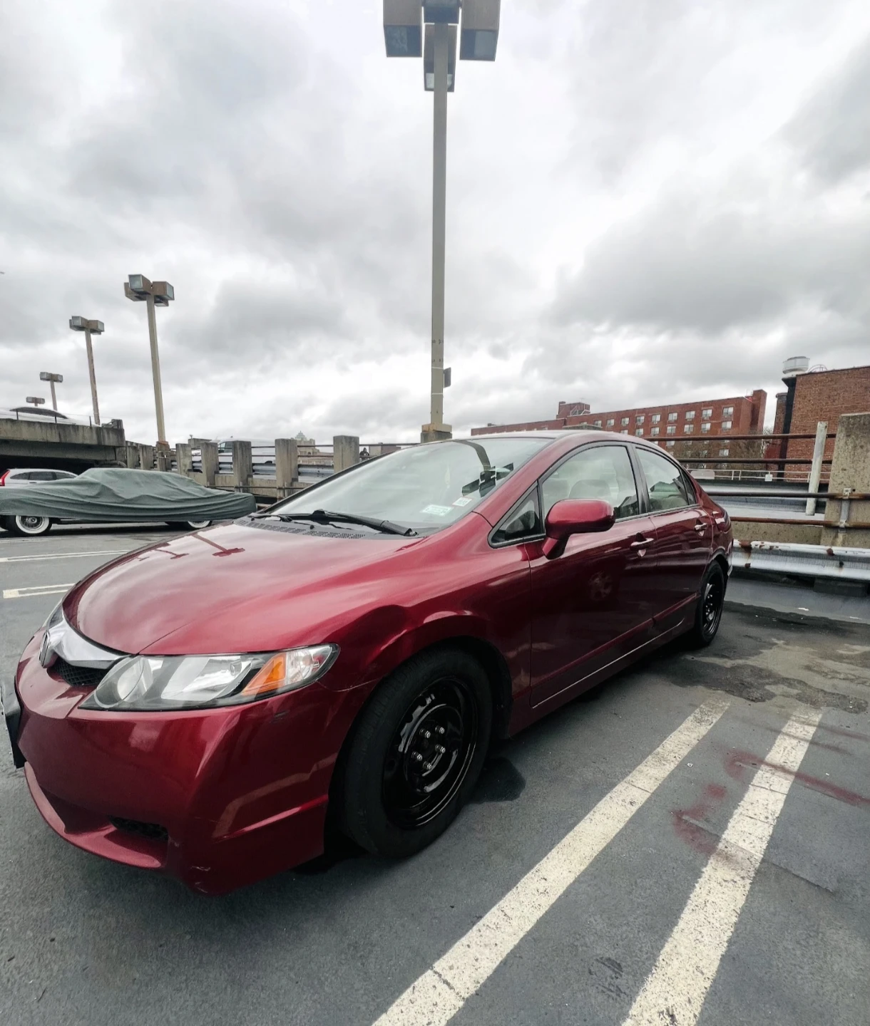 2010 Honda Civic Red Sedan - photo 5