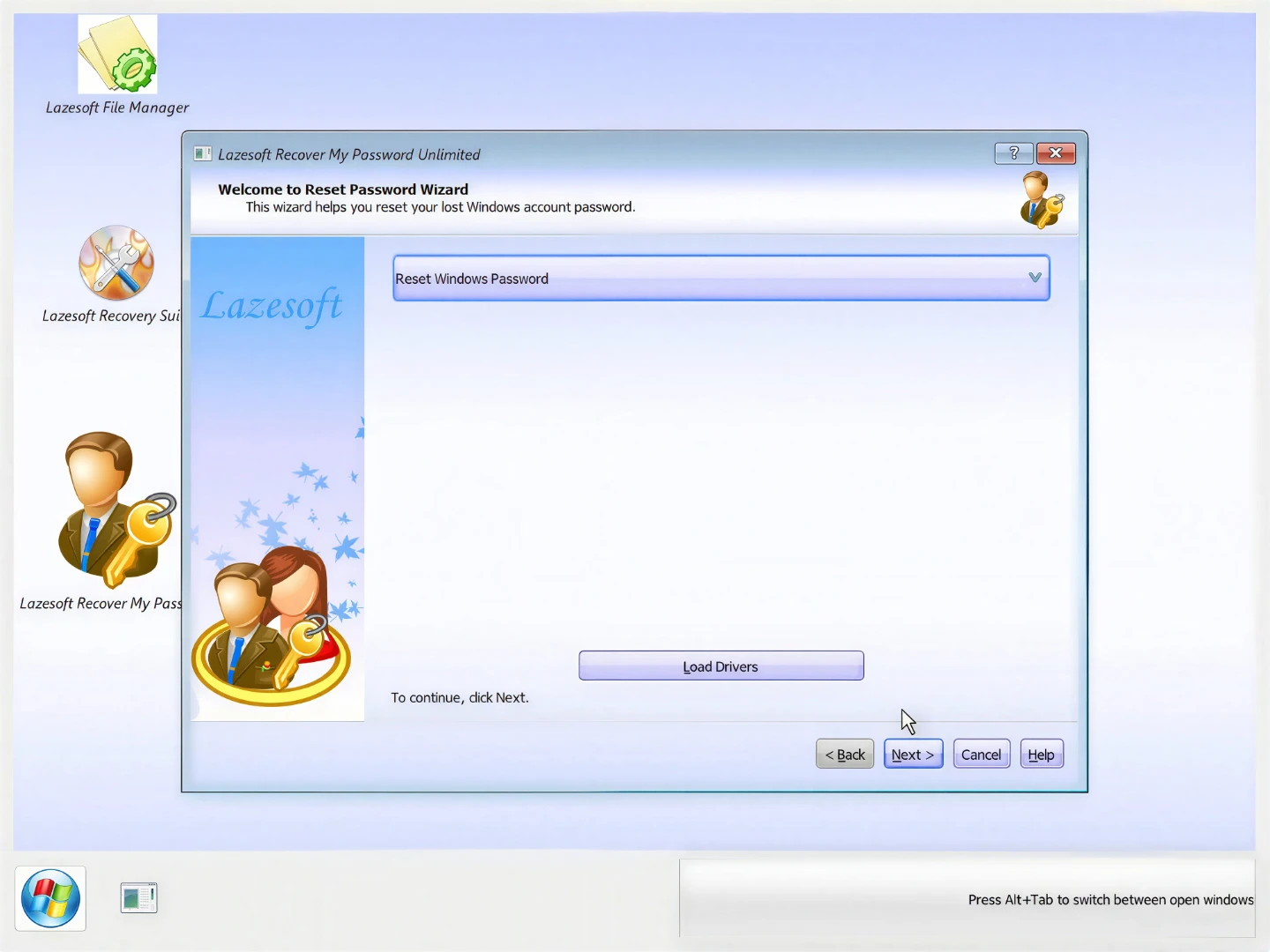 Lazesoft Recover My Password Unlimited Edition Bootable DVD - photo 2