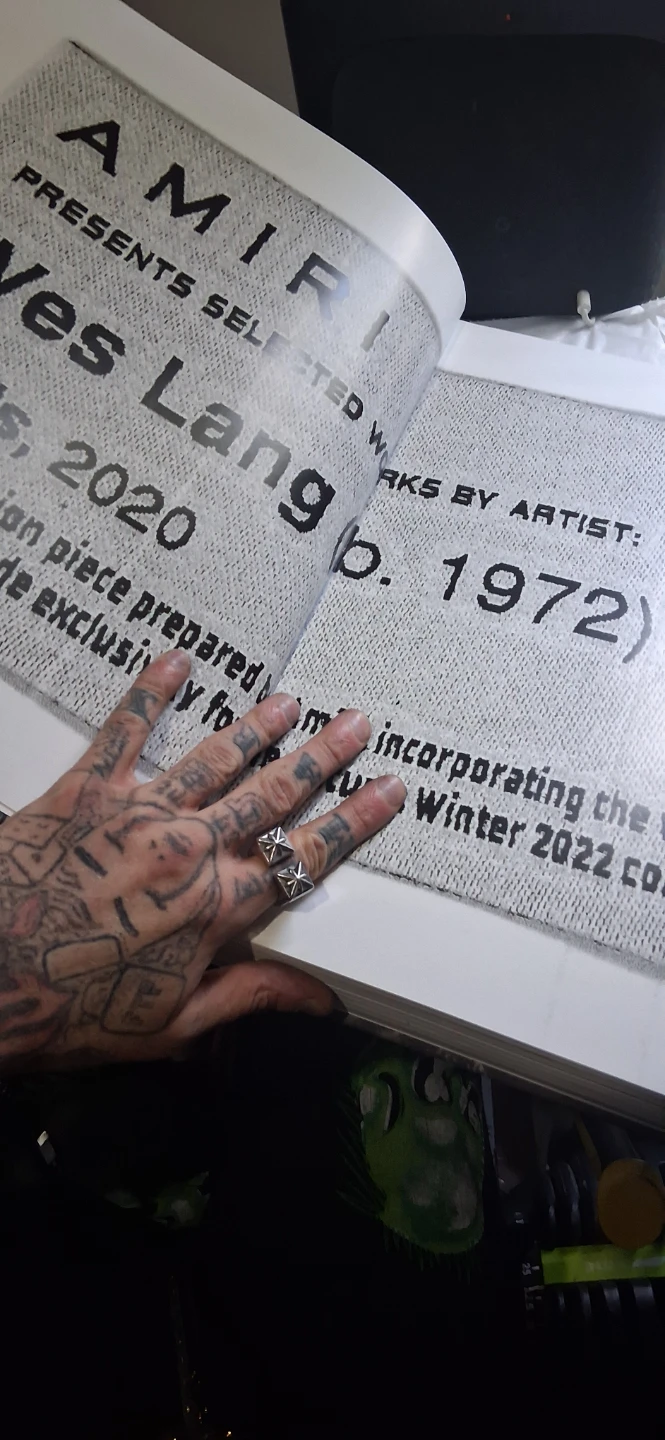 AMIRI PRESENTS Selected Works by Artist Wes Lang 2020 - photo 4
