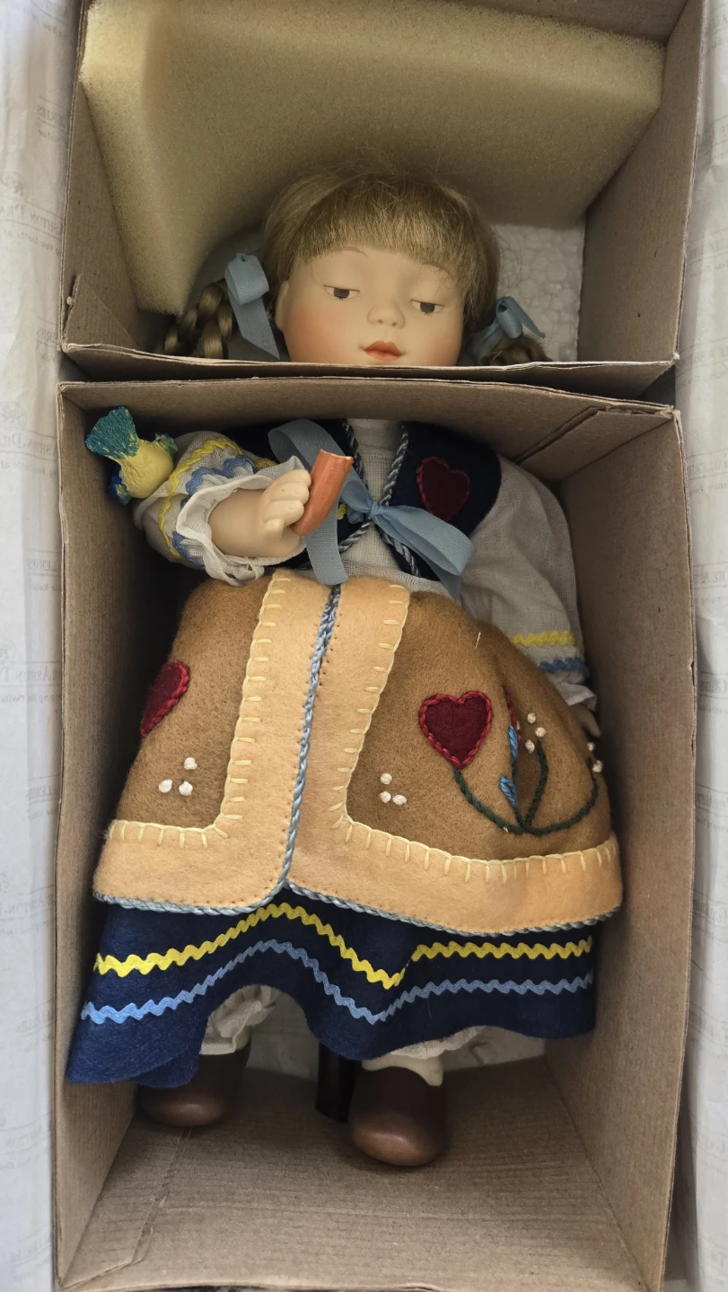 The Ashton-Drake Galleries "Gretel" Porcelain Doll