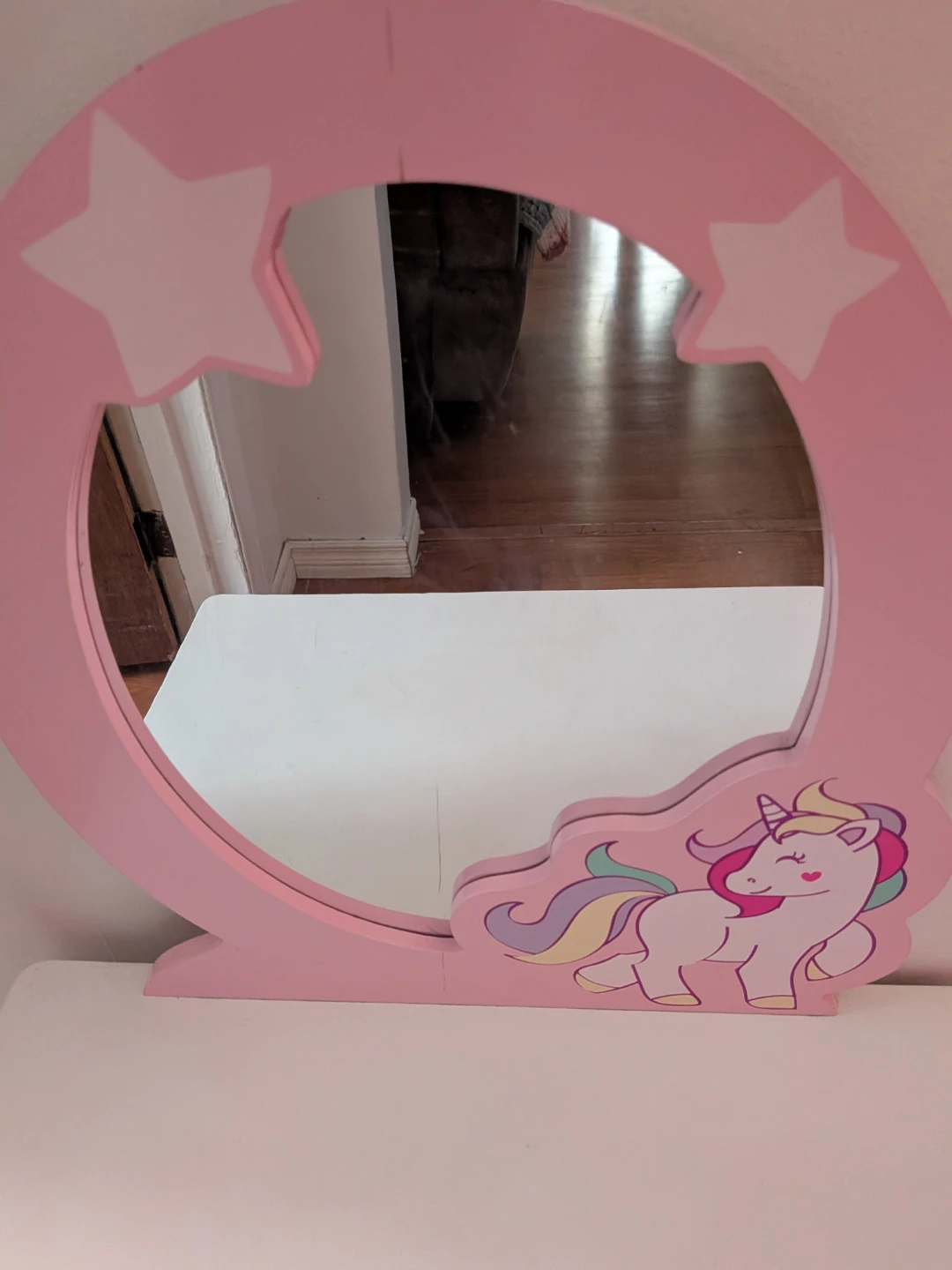 Kid's Unicorn Vanity Table and Stool - photo 3