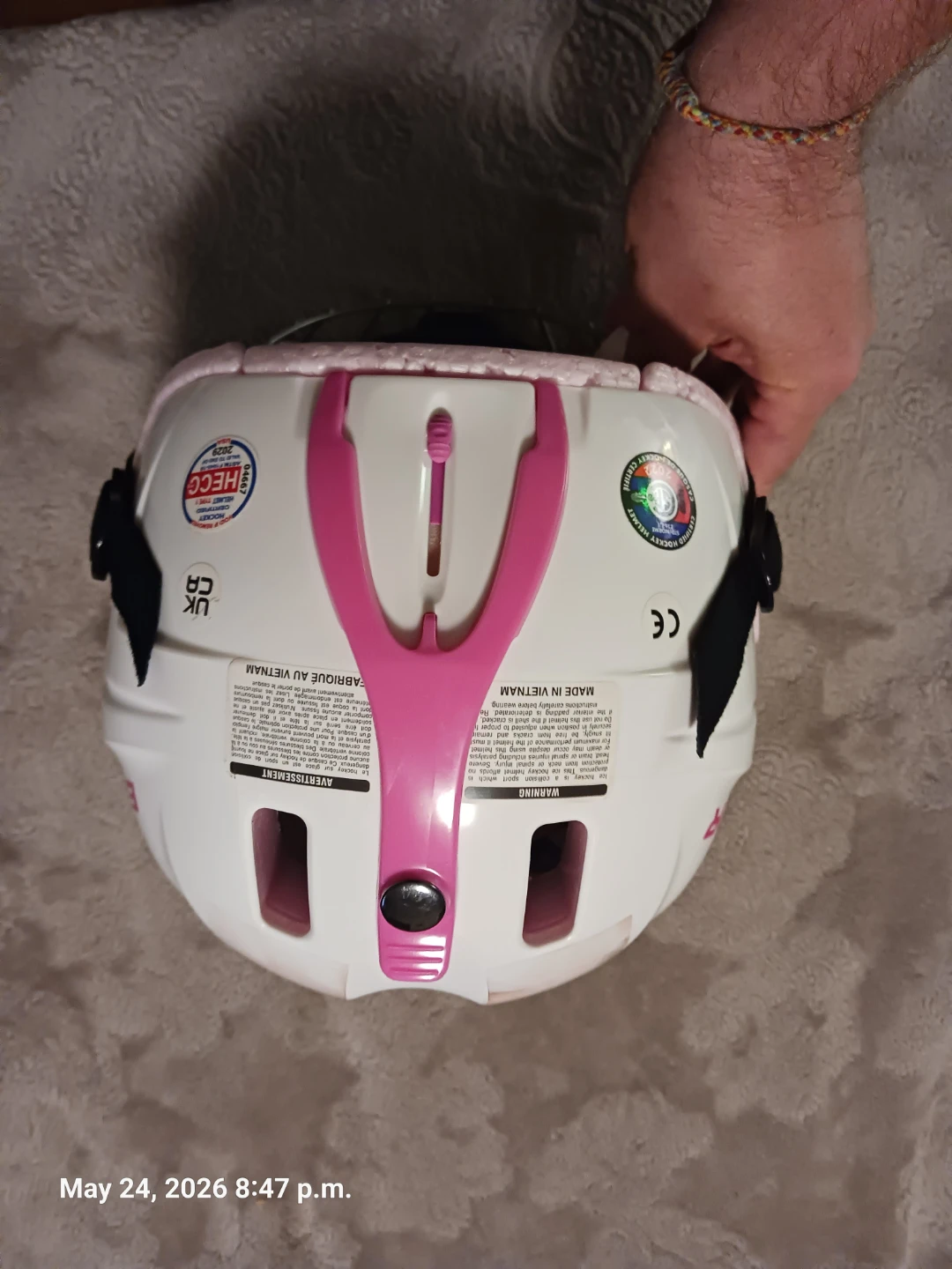 Bauer Lil' Sport Hockey Helmet with Cage - Size 6-6 3/4 - photo 2