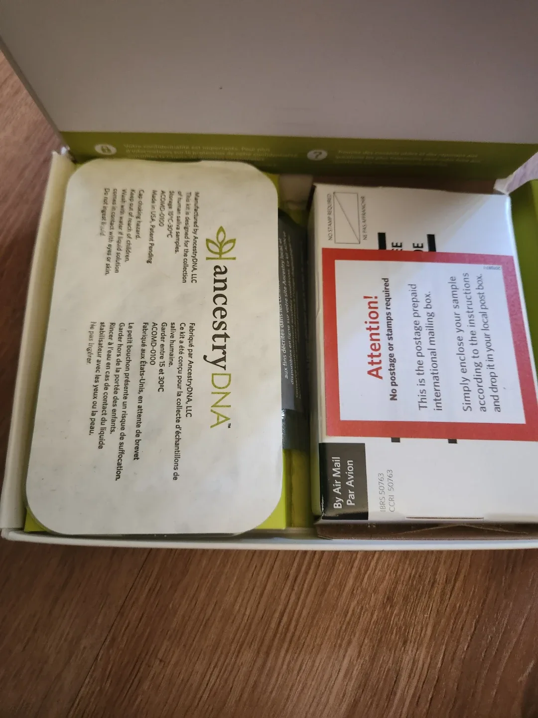 Ancestry DNA kit (Unused, Complete) - photo 2