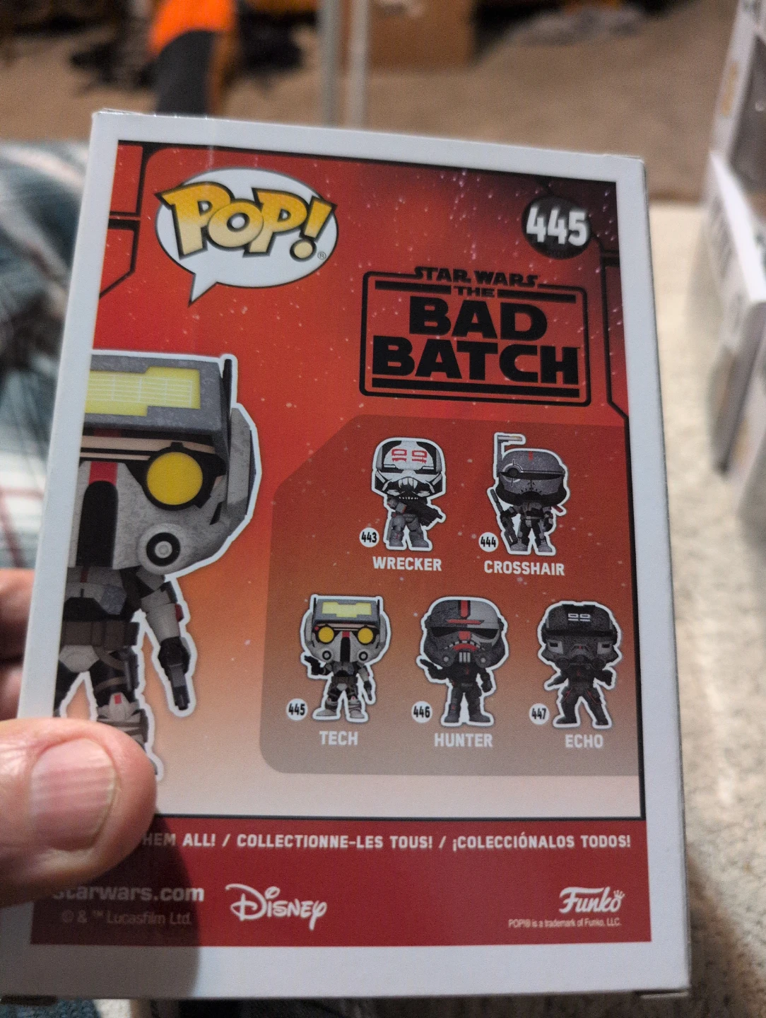 Funko Pop! Star Wars The Bad Batch Tech Bobble-Head #445 - photo 2