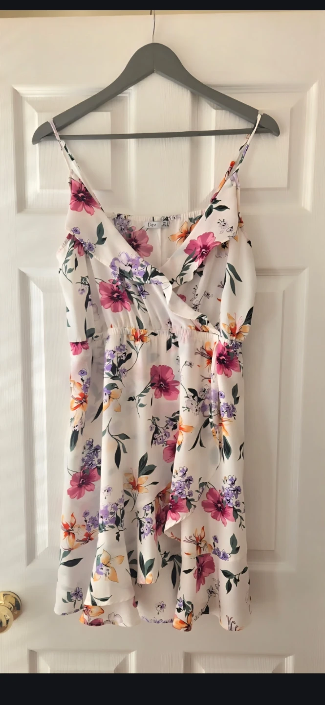 Dex Floral Print Spaghetti Strap Dress - photo 2
