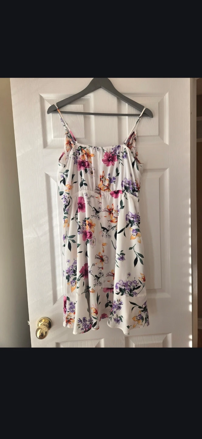 Dex Floral Print Spaghetti Strap Dress - photo 3