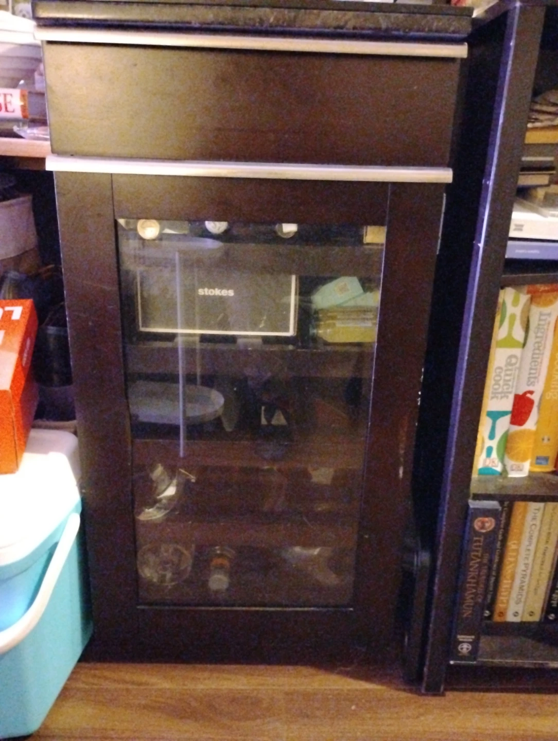 Wine Glass Rack with Mirror Back - photo 3