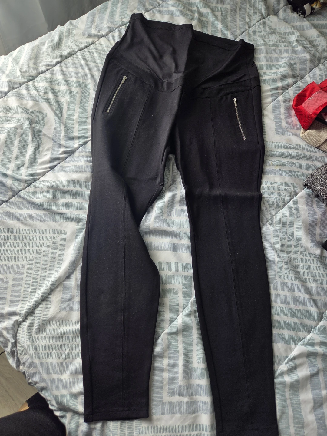 Stork & Babe Black Maternity Pants XL/TG