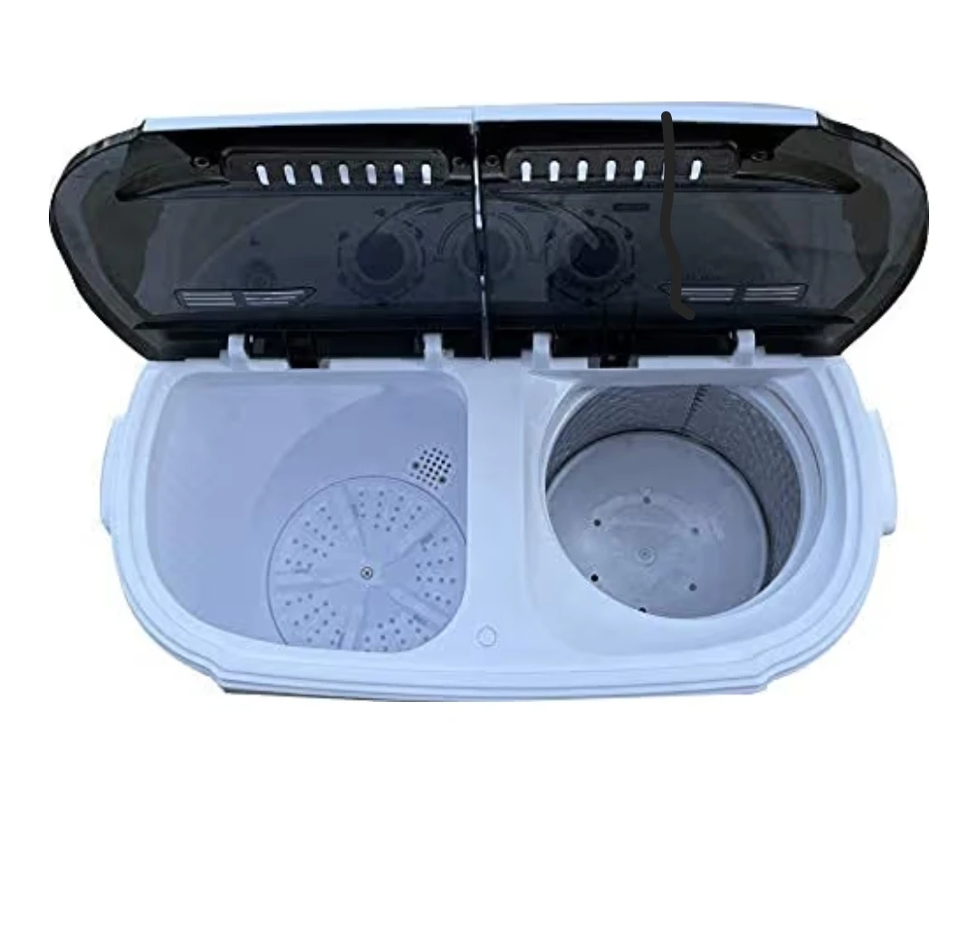 Portable Mini Washing Machine and Spin Dryer - Black - photo 2