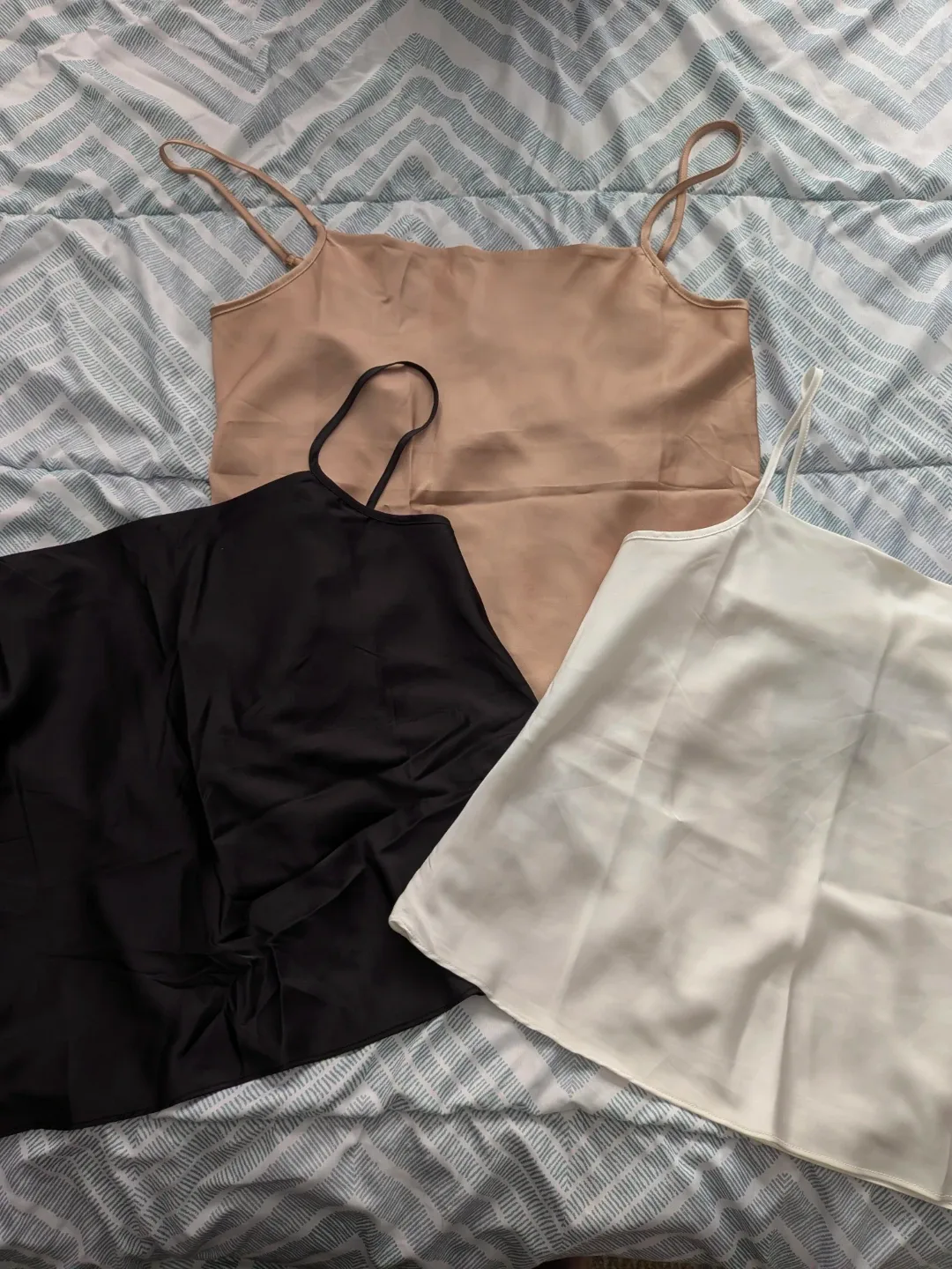 Satin Tank Tops  (large)