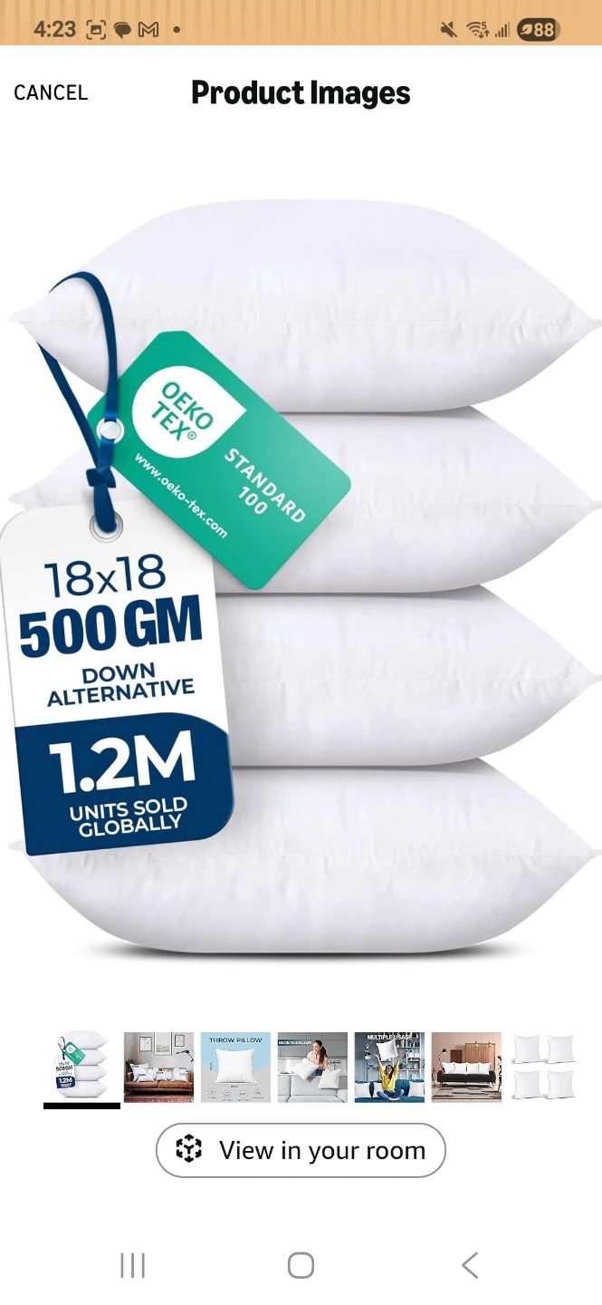 Couch cushions / pillows (Set of 4) - photo 5