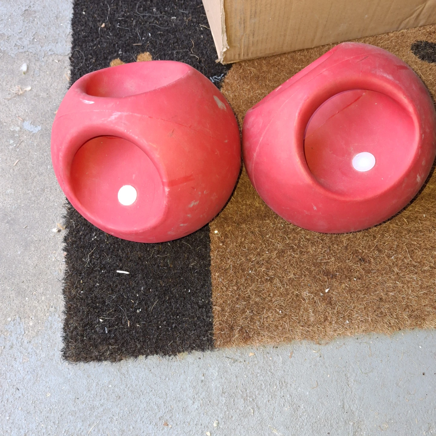 Red Exercise Balls (Pair) - photo 3