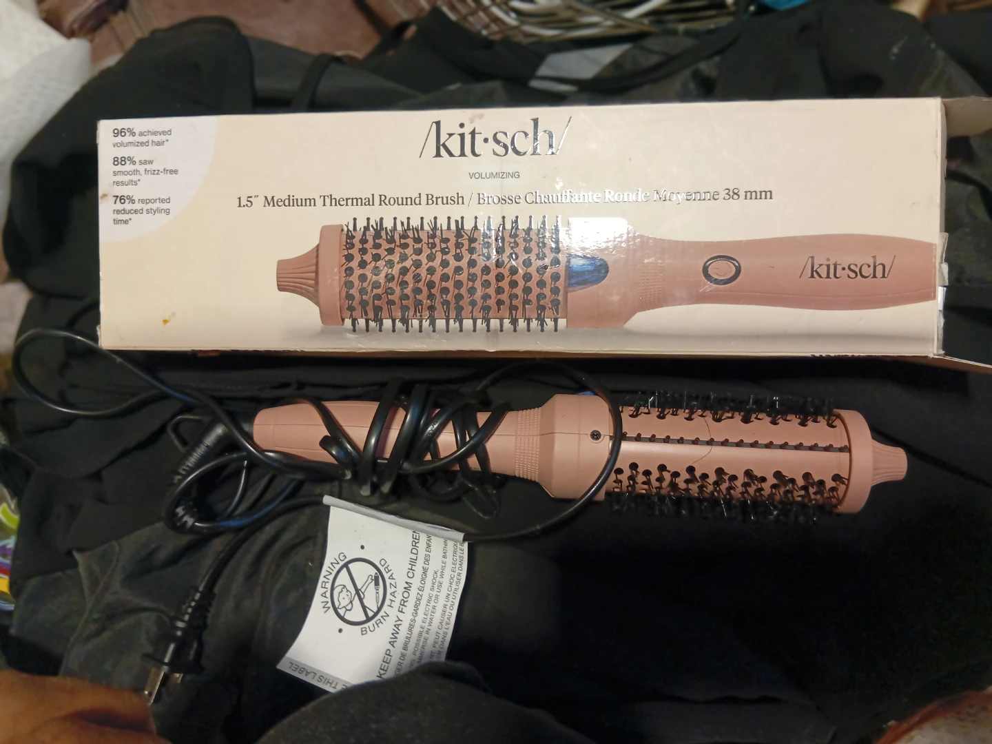 Kitsch Thermal Round Brush (Terracotta) - Used Once, With Box! - photo 5