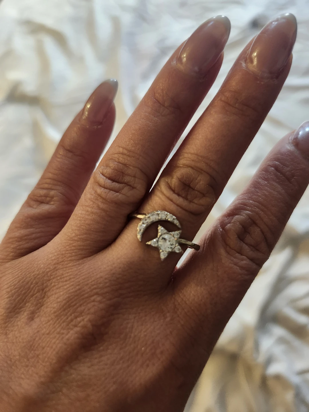 Star and Moon Ring