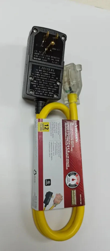 Husky 15A GFCI Outdoor Extension Cord
