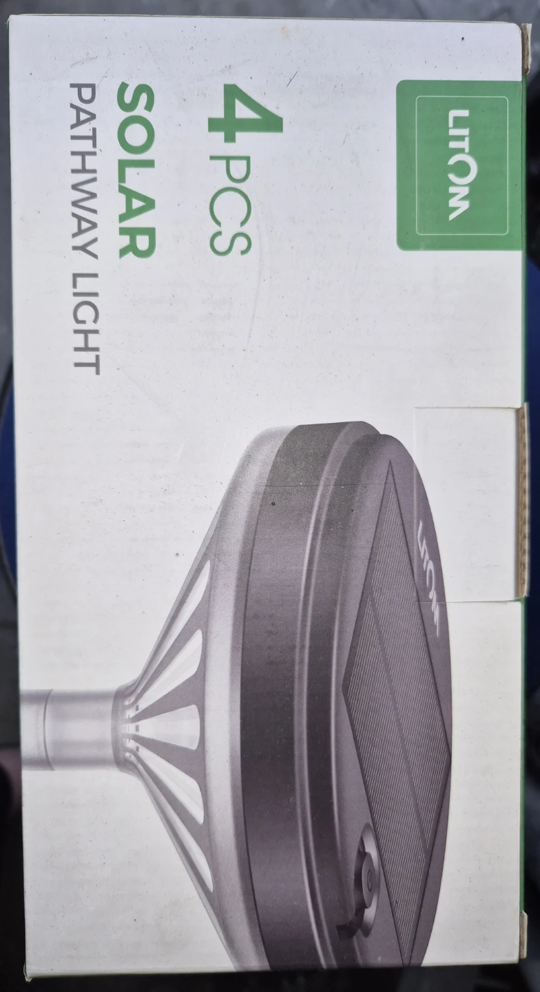 LITOM 4 PCS Solar Pathway Lights - photo 3