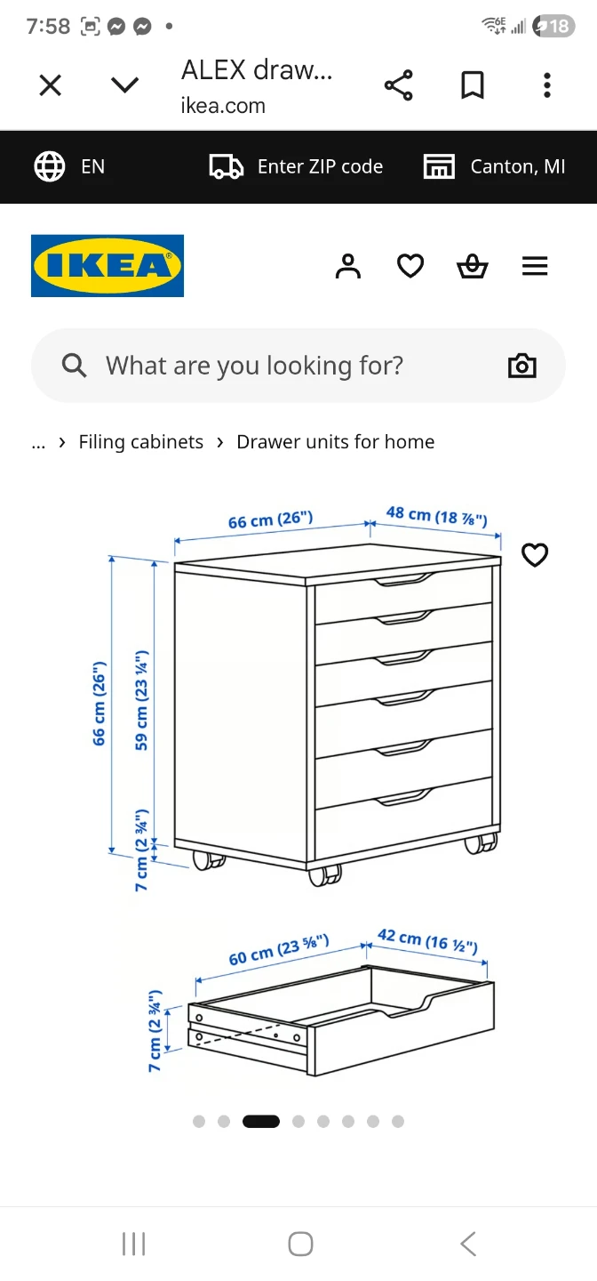 Ikea alex drawers - photo 2