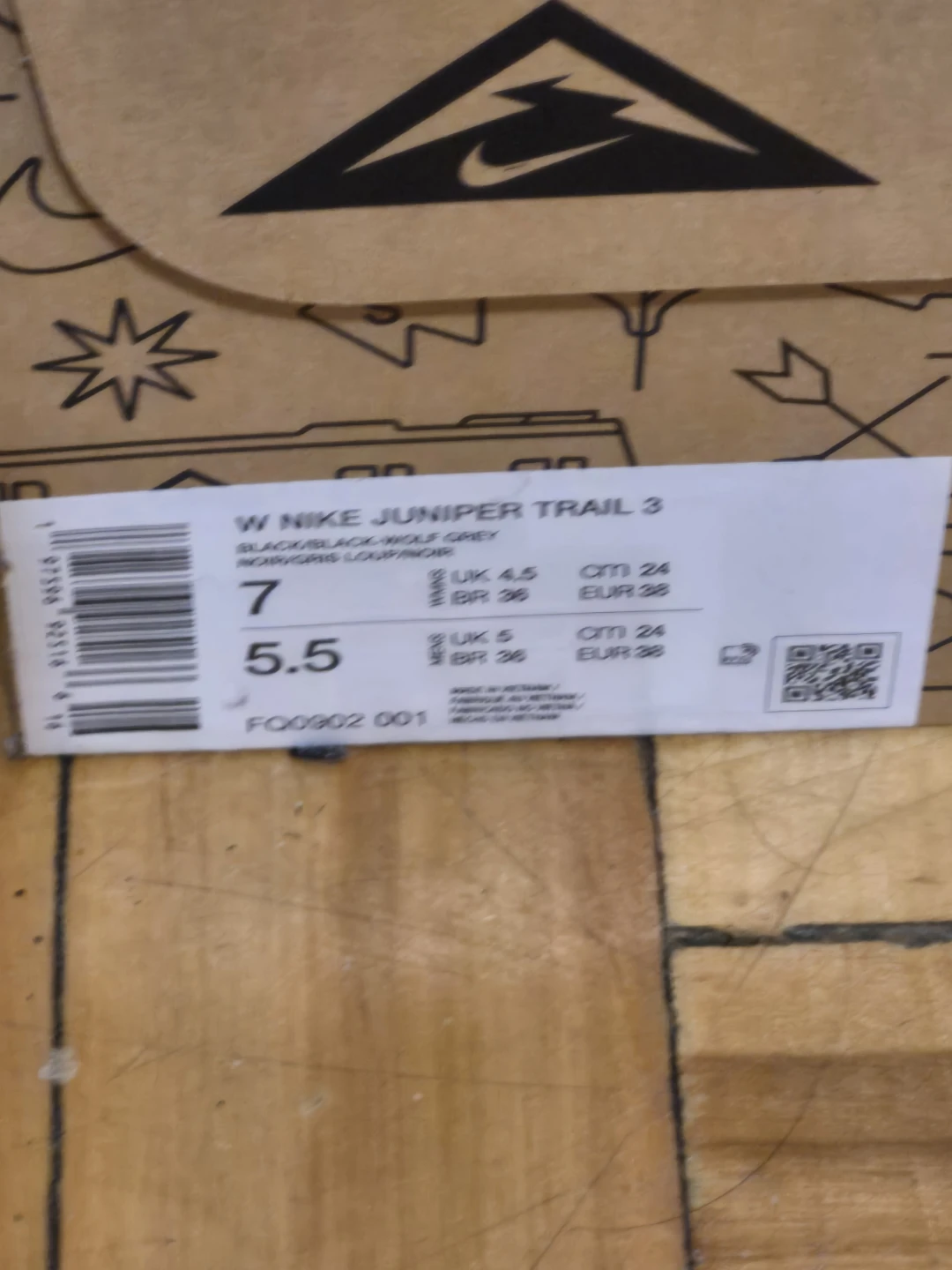 BNIB)Nike Juniper Trail 3 Size 7 Wmns Running Shoes - photo 5