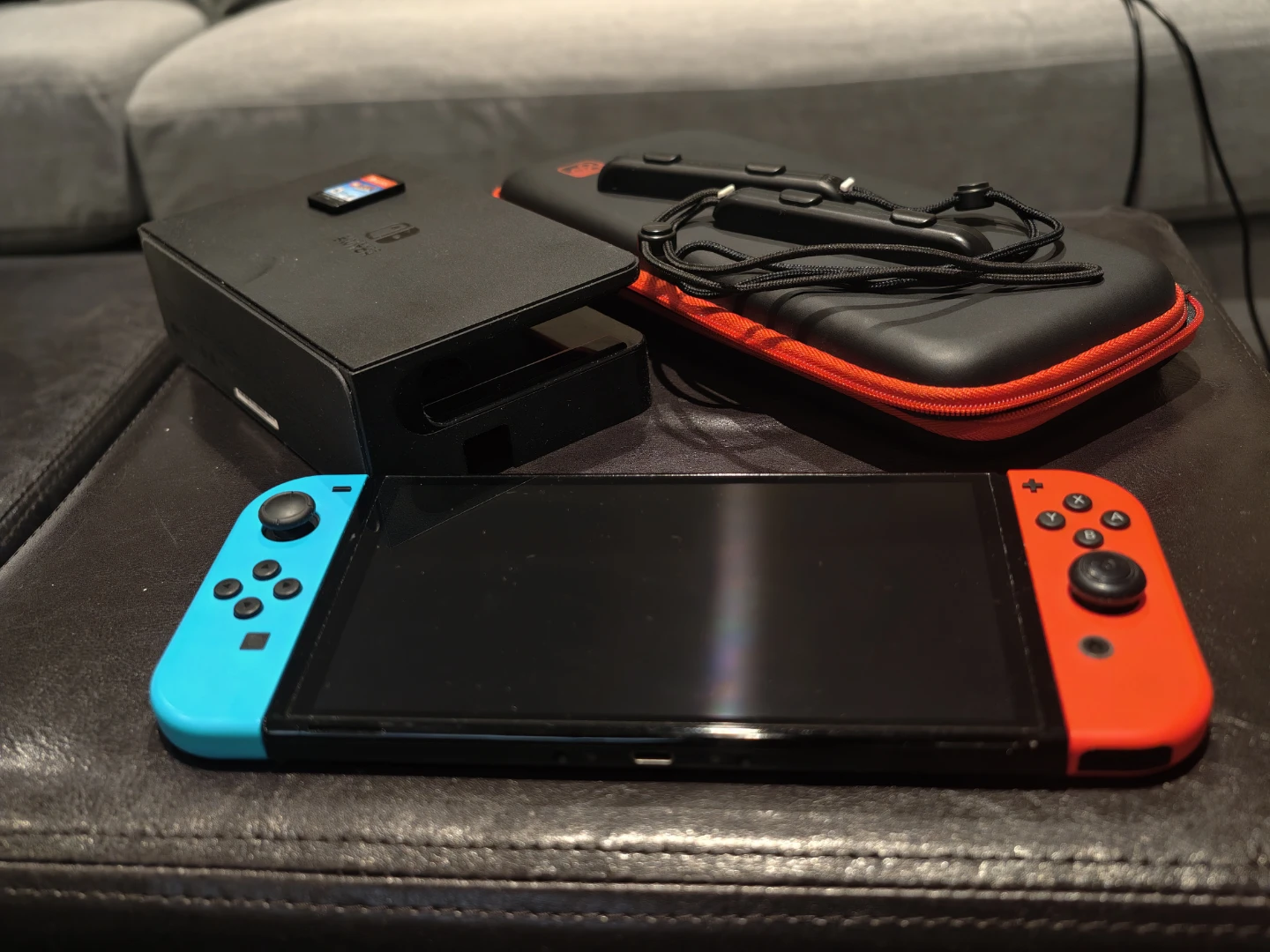 Nintendo Switch OLED Console with Joy-Cons, Case +