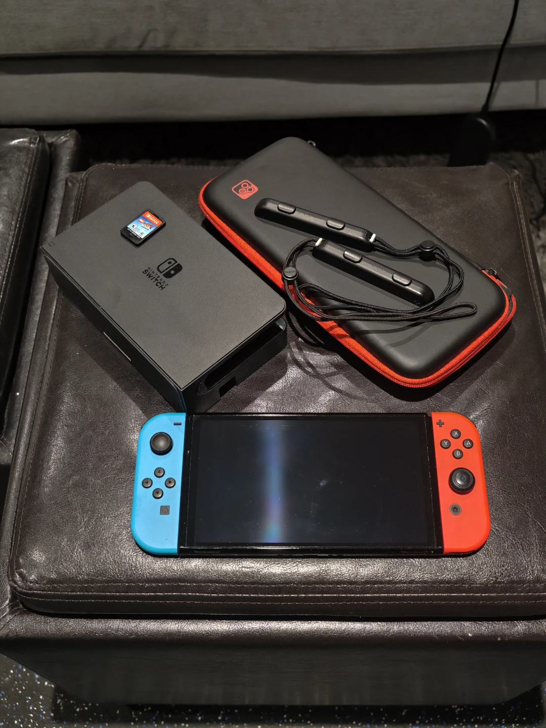 Nintendo Switch OLED Console with Joy-Cons, Case + - photo 2