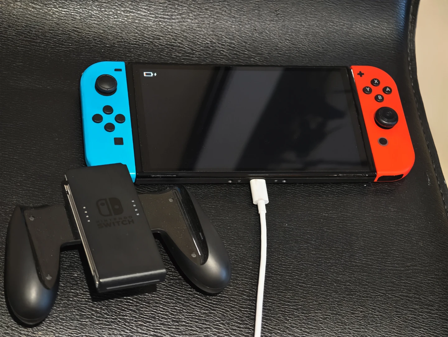 Nintendo Switch OLED Console with Joy-Cons, Case + - photo 4